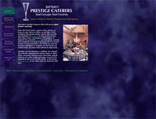 Tablet Screenshot of prestigecaterers.com
